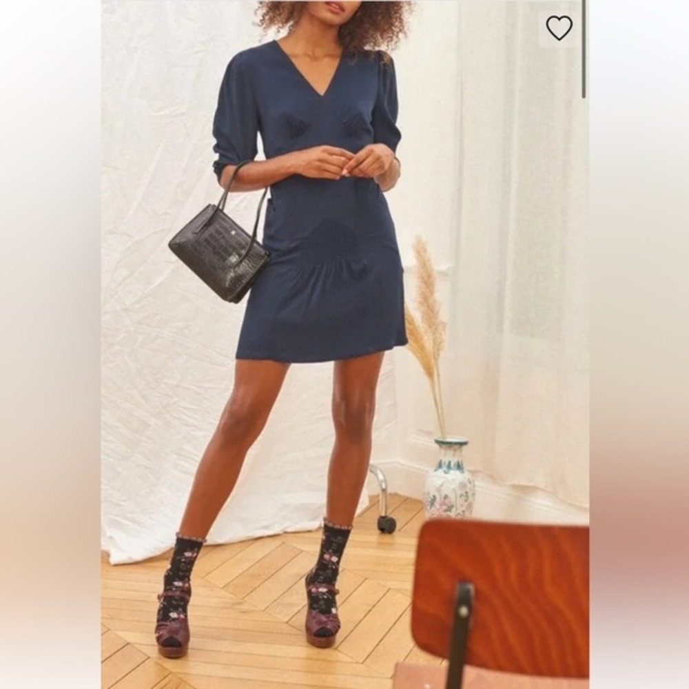Rouje Paris Dress Noemie Mini in Navy